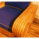 American Settee and matching armchair by Paul Frankl