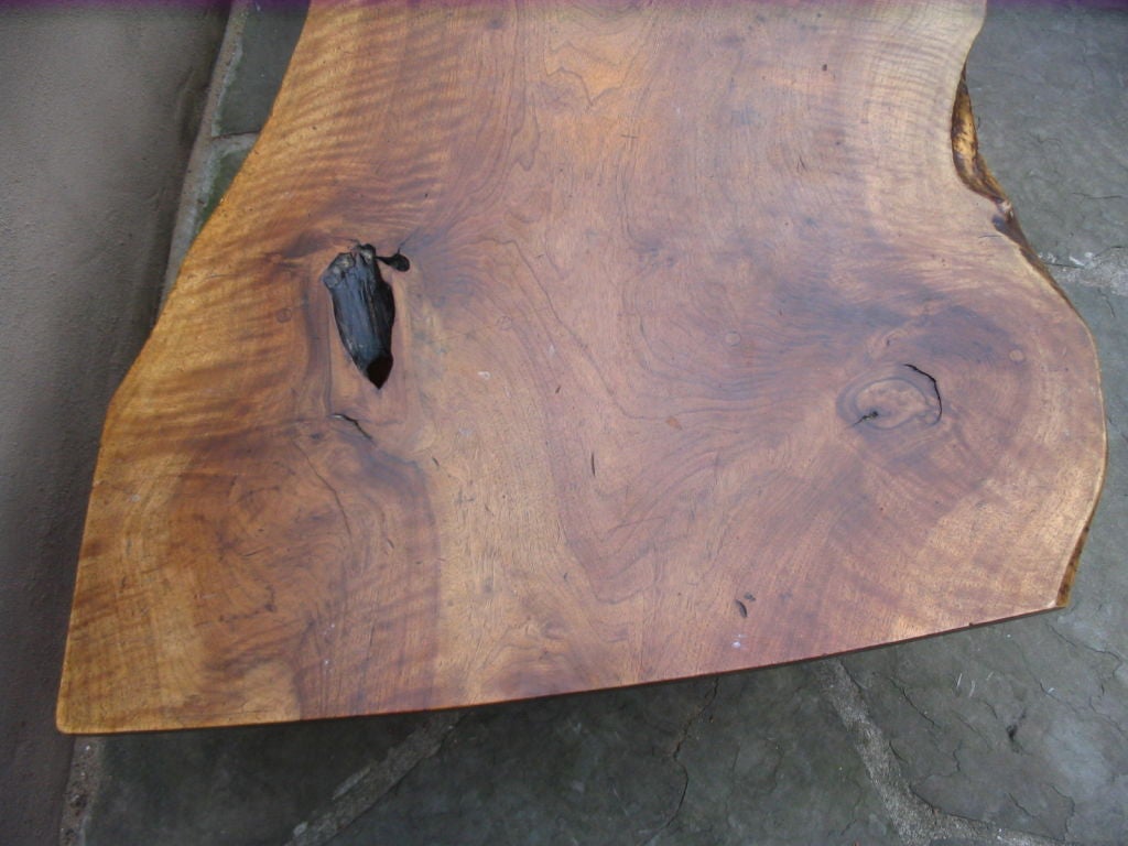20th Century Free Edge Coffee Table By George Nakashima For Sale