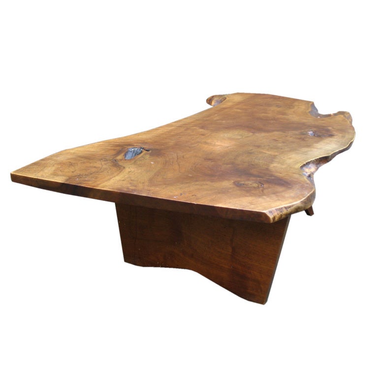 Free Edge Coffee Table By George Nakashima For Sale
