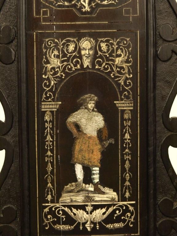 Milianese inlaid Victorian chairs