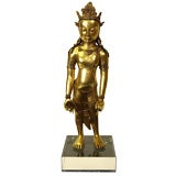 Nepalese gilt standing buddha