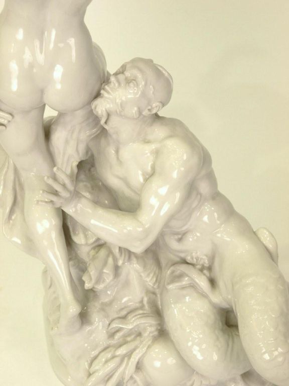 European Blanc de Chine allegorical figurine
