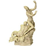 Blanc de Chine allegorical figurine