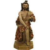 18th century Bulto of St. John The Baptist