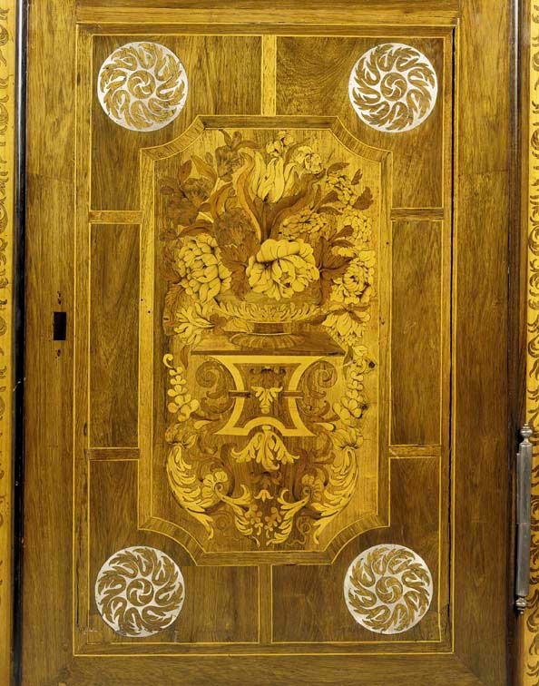Louis XIV Style Pewter-Inlaid Palisander