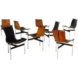 William Katavalos " T " chairs, set of 8, USA 1952