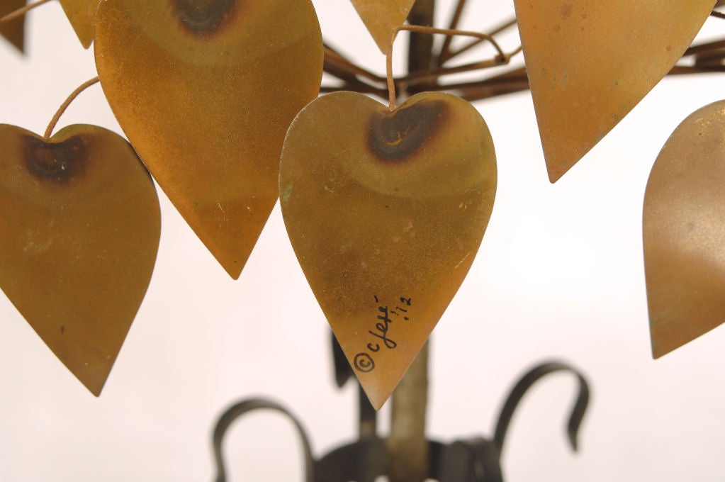 Curtis Jeré Rec Copper Tree signed 1972