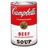 Andy Warhol Campbell Soups by Sunday B. Morning