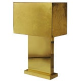 Curtis Jeré Brass table lamp signed 1972