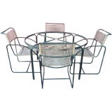 Used Walter Lamb Dining Table + 4 Chairs