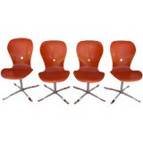 Set of 4 "Ion' Chairs by Gideon Kramer