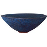 Cobalt ceramic bowl by Josh Herman