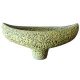 "Canoe Chalice"  A Lava Glazed Ceramic Vessel by Josh Herman