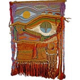 60's Hippie Tapestry/Weaving by Edith Zimmer