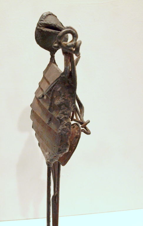 Mid-20th Century Metal Abstract Figurative Sculpture For Sale
