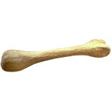 Carved Wood Dog Bone Sculpture