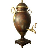 Antique Art Nouveau  Samovar made of Copper and Brass
