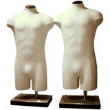 Used Pair of Modern Men's Underwear Mannequins