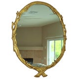 Fine Italian Oval Gilt Mirror, circa 1750