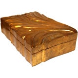 Hand Carved Italian Gilt Wood Box