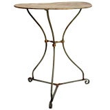 French Wrought Iron Cafe Table