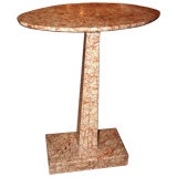 Vintage French Art Deco Marble Table