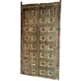 Antique Pair of Wood Doors from India