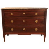 French Louis XVI Walnut Commode French Louis XVI Walnut Commode