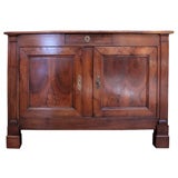 Antique French Directoire Solid Walnut Buffet