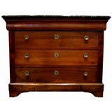 French Louis Philippe Period Solid Walnut Dresser