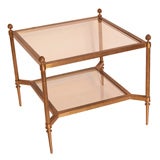 French Gilded Bronze Maison Jansen Table from Paris
