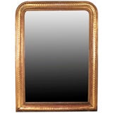 French Gold Leafed Louis Philippe Period Mirror
