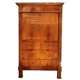 French Directoire Solid Cherry Wood Secretaire