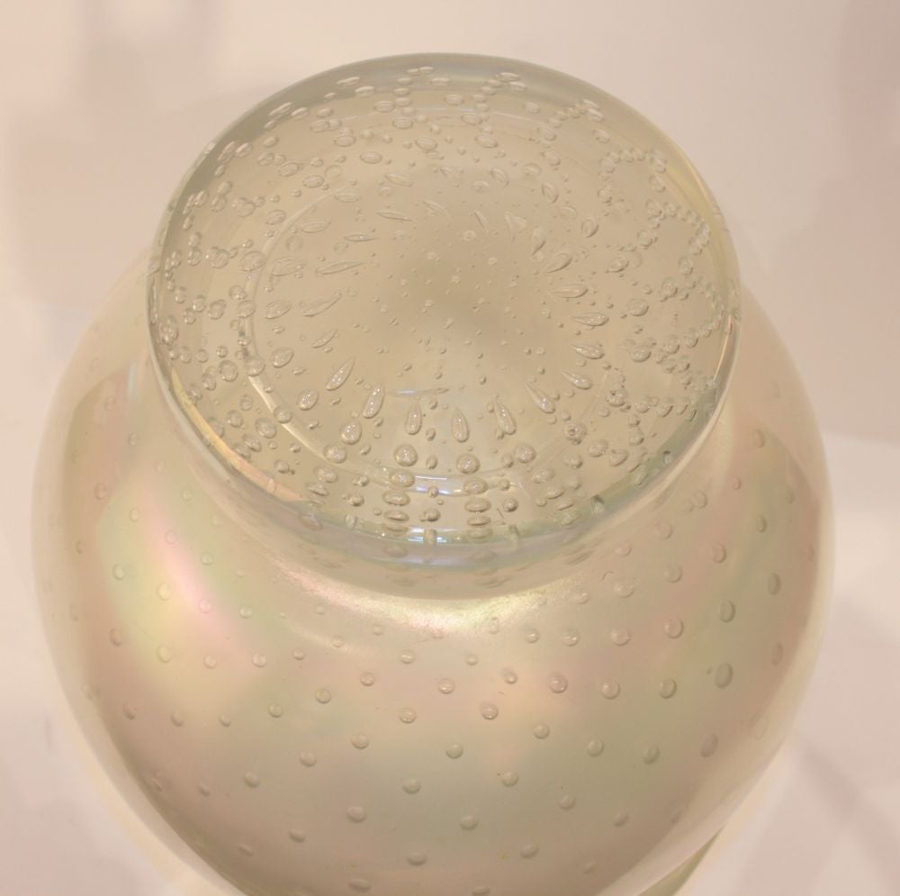 Italian Murano Glass Vase Attributed to Seguso Viro 3