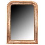 French Silver Leafed Petite Louis Philippe Mirror