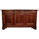 French Walnut Louis Philippe Period Grand Buffet