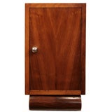 French Art Deco Period Walnut Night Stand