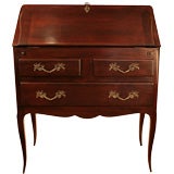 Solid Walnut French Louis XV Style Desk