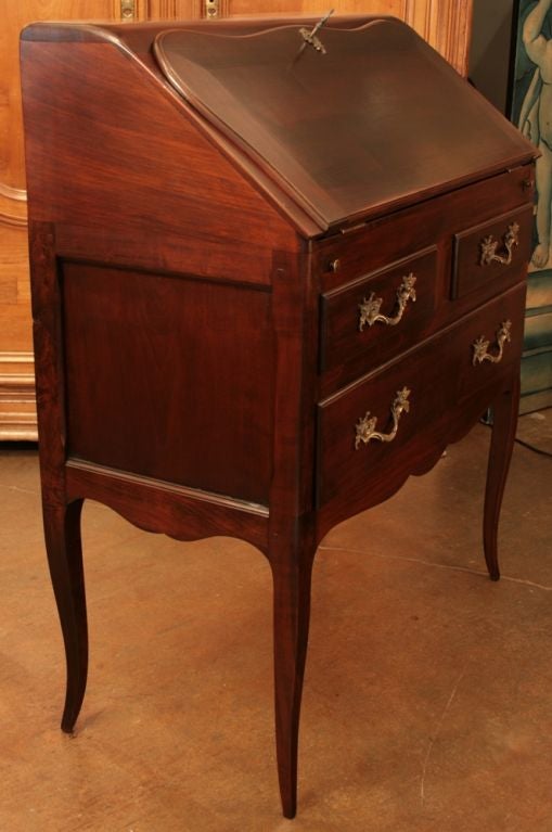 Solid Walnut French Louis XV Style Desk