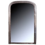 Silver Leafed French Louis Philippe Period Mirror