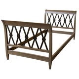 French Solid Cherry Wood Neoclassical Daybed