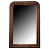 French Antique Napoleon III Period Mirror