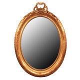 French Louis XVI Style Gold Leafed Mirror