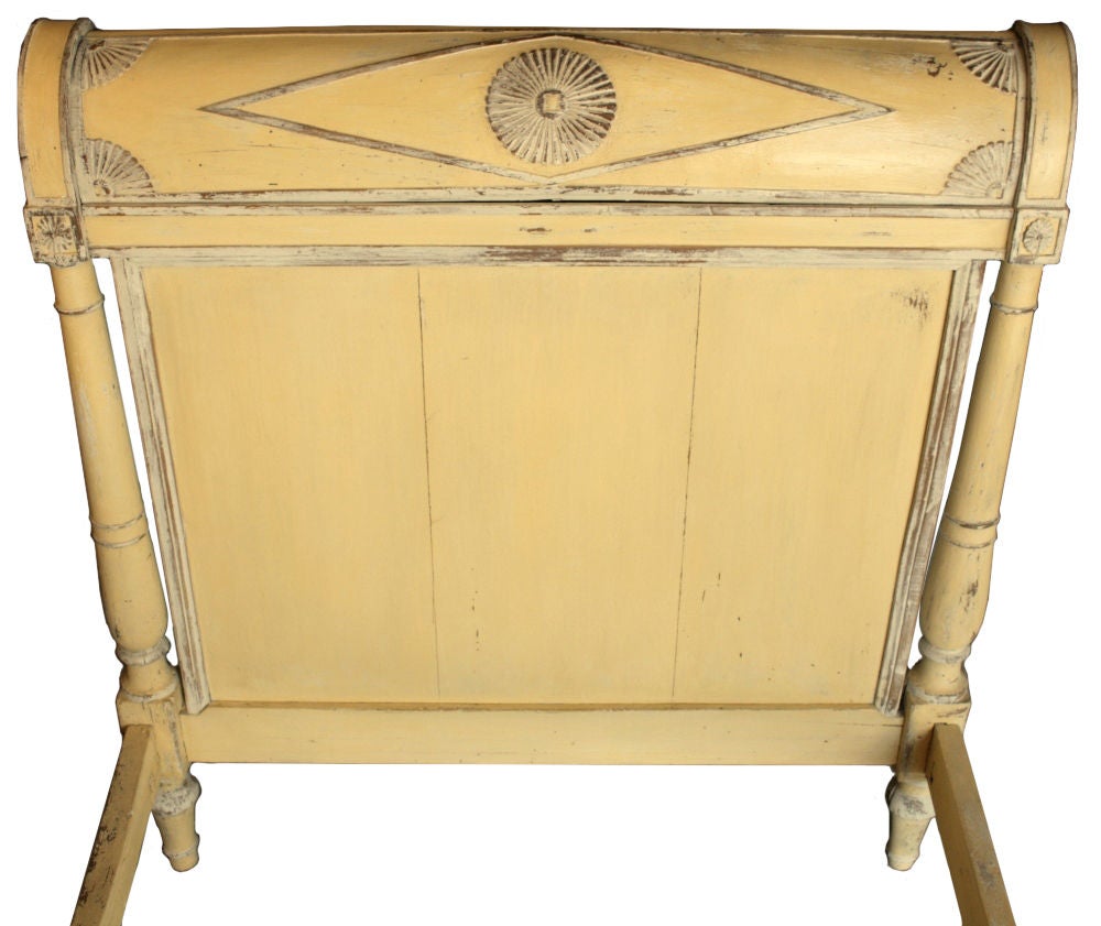 French Directoire Period Hand Painted Bed 4