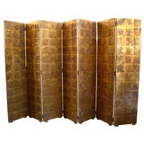 Hand Painted and Gold Leafed Screen