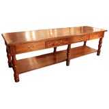 Antique French Empire Period Silk Table