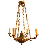 French Empire Style Petite Chandelier