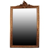 French Antique Gold Leafed Louis XV Transition Mirror
