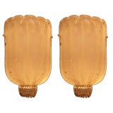 Italian Vintage Murano Glass Sconces