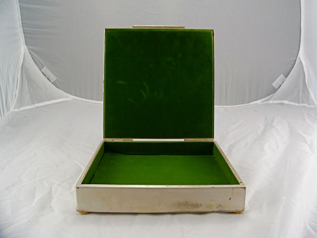 ITALIAN ENAMEL SILVER & COPPER 'HORSE' BOX by Studio Del Campo 4